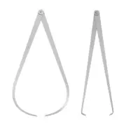Firm Joint Inside Outside Caliper Set 14" Stainless Steel Firm Friction Joint