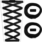 [YIIOCCC] Colorful Elastic Shoe Laces Semicircle No Tie Shoelaces for Kids and Adult Sneakers Shoelace