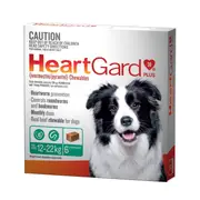 Heartgard Plus Chew For Medium Dogs Green 6Pk