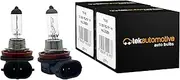 Tek Automotive H8 Car Bulb Halogen Headlight Headlamp DRL Fog Light 708 12V 35W PGJ19-1 - Twin Pack