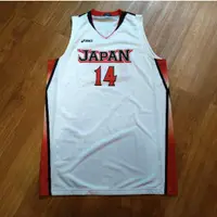 在飛比找蝦皮購物優惠-日本製 Asics 亞瑟士 日本國家隊 #14 球衣