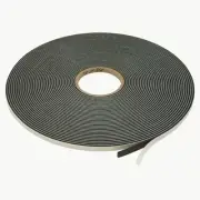 JVCC Medium-Density PVC Foam Tape 3/8 in x 25 yds. x 1/8 in thick, Single Sided