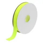 Velvet Ribbon 3/4 Inch x 10 Yard Single Face Spool Silky Fabric Bright Yellow