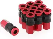 WYNNsky Air Hose Fitting, AMT Style Universal Air Coupler with 1/4''NPT Female Threads, 10 Pieces Air Compressor Accessories Fittings