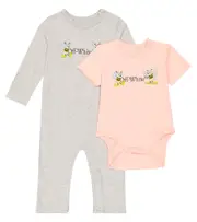 [Off-White Kids] Off-White Kids Baby jersey playsuit and bodysuit set M 24 multicoloured