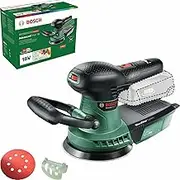 Bosch Home & Garden 18V Cordless 125mm Random Orbital Sander Polisher Without Battery, Sandpaper Sheet & Paper Assistant Inc, Variable Speed (AdvancedOrbit 18)