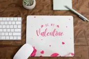 Be My Valentine Hearts Mouse Pad for Computer Office Gaming Desk Non-Slip