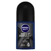 Nivea Deep Impact Freshess, Deodorant Roll on for Men, 50 ml