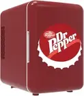 MIS153DRP Dr. Pepper Retro Mini Portable Compact Personal Fridge Cooler, 4 Liter