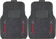 Fanmats 13859 NHL Washington Capitals Front Row Vinyl/Nylon Deluxe Car Mat - 2 Piece