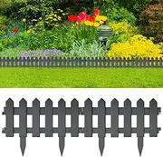 Lawn Edgings 25 pcs Anthracite 10 m PP Gardening Structure
