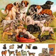 Wooden Jigsaw Puzzle for Adults by FoxSmartBox - 306 Pieces - Furry Friends