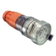 Clipsal 56 Series Round 5 Pin 40A Extension Socket Electric Orange | 56CSC540-EO