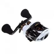 LMA200 10+1BB Ball Bearings Left Hand Bait Casting Fishing Reel High Speed 6.3:1 White