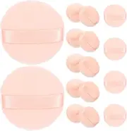 OHPHCALL 16pcs Powder Puff Beauty Puffs Makeup Puffs Foundation Puff Cosmetics Puffs Make up Puff Puff Foundation Sponge Powder Applicator Power Puff Makeup Pad Pure Cotton