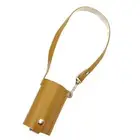 Faux Leather Case Portable Leak-proof Hand Sanitizer Hanging Bag Mini