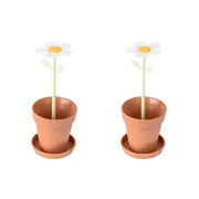 2x Vigar Florganic Toothbrush/Toothpaste Holder Storage Bath Organiser Brown Ter