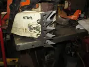 Stihl 029 039 dog dawg spike front STEEL skeletonize laser