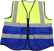 [GLEAVI] Safety Vests for Women Men Reflective Vest High Visibility Work Vest with Pockets