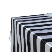 BLACK WHITE 12x108" Satin Stripes Table Top Runner Wedding Party Decorations
