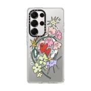 Galaxy S25 Ultra Clear Magnetic Case A Good Mood by SADSHRIMPS