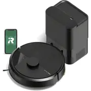 iRobot Roomba 105 Vacuum with Auto Empty dock Combo 7000 Pa Suction Power - Detects & Avoids Capets when Mopping - LiDar Clear View - up to 75 Days Hassle Free - Autonomous Cleaning [Y351000]