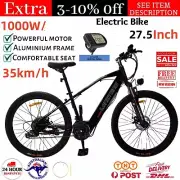 1000W Fold Electric Bike eBike Mountain Bicycle 27.5Inch 42V E-Bike Commuter