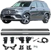 ADCCH Electric Side Steps Automatic Aluminium Alloy Electric Running Board Compatible for Benz GLS 2020 2021 2022 2023