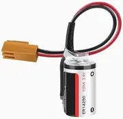 HOUYIBO 1PCS ER14250 Cell 3.6V 1200mAh Replacement 1/2AA Size Non-Rechargeable Disposable Lithium Battery with Brown Plug for CNC System