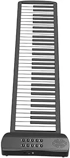 Alasum Portable 61-key Roll-up Piano Hand Roll Electronic White Keyboard Piano