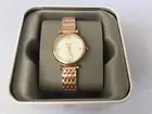 Fossil Women's Carlie Mini Three-Hand Rose Gold Stainless Steel Watch, ES4429