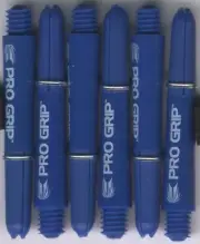 1.5in. 2ba Blue TARGET Pro Grip Dart Shafts & Springs: 1 set of 3