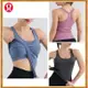 【In stock】Lululemon 新款女版瑜伽服背心  健身運動  透氣跑步休閒 無袖上衣帶內衣 mk004 Q6