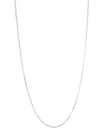 Bloomingdale's Fine Collection Box Link Chain Necklace in 14K White Gold