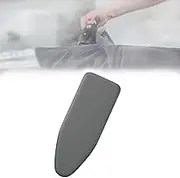 Ironing Board Cover and Pad, Cotton Ironing Board Pad, Iron Board Replacement Cover Full Size Ironing Mat with Elastic Edge, Easy to Install(Black,100X34cm)