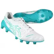 ASICS Soccer Cleats DS LIGHT ACROS 3 White/Sea Glass 1101A070-101 US5H-10 w/Box