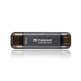 【現貨免運】Transcend 創見 ESD310C 256G 黑色 USB 3.1 高速 行動固態硬碟 Type-C 超迷你SSD