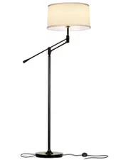 BRIGHTECH Ava LED Swing Arm Floor Lamp