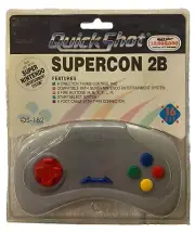 1992 QuickShot Supercon 2B Controller for Super Nintendo Console SNES Sealed
