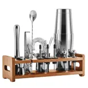 SOING Mixology 24-Piece Bartender Kit,Perfect Home Cocktail Shaker Set for Dr...