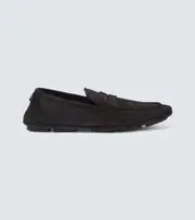 [Dolce & Gabbana] Dolce & Gabbana Suede loafers AU 9 black