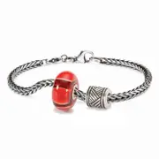 Drum Beat Silver Bracelet