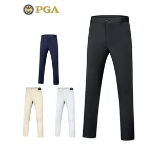 美國PGA 高爾夫褲子男裝長褲春夏透氣運動球褲彈力腰帶速干面料