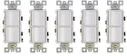 5 - Broan-NuTone P2RW Two-Rocker Wall Control Switch for Bathroom Exhaust Fan