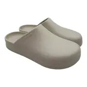 Crocs Dylan Clogs Men's Size 11 Beige Stucco Classic Slip On Unisex Shoes
