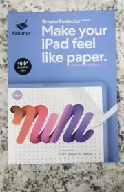 Fabunor Screen Protector (2 pieces) Feel Like Paper - 10.9" IPAD 2022 (10th)
