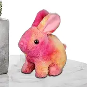 Rabbit Toys for Kids | Realistic Electric Bunny Plush,Interactive Plush Figures, Jumping, Twitching Nose, Wiggling Ears, Hopping Robotic Animal for Birthday Easter