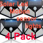 Solar Led motion sensor lights 4 pack