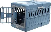 AIMALL Collapsible Pet Travel Carrier, Portable Air Box for Cats and Dogs, Easy-to-Store, Removable Space Capsule Design, 22.05x12.99x14.57 inches