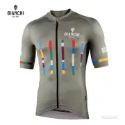 NEW Bianchi Milano FANACO Short Sleeve Cycling Jersey : OLIVE GREEN